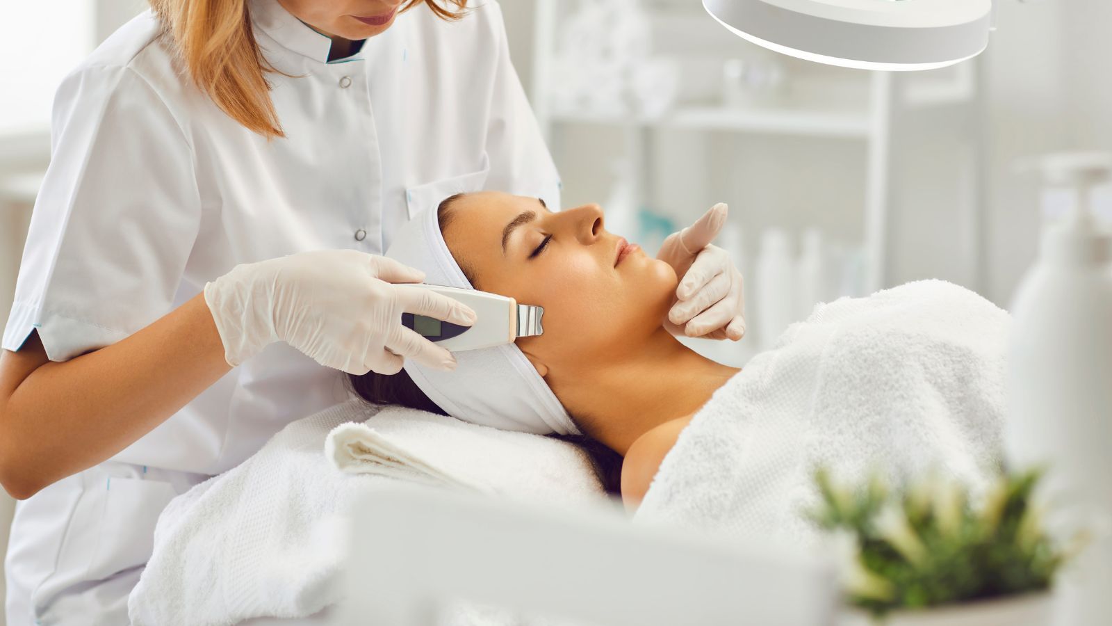 trattamento ultrasuoni viso