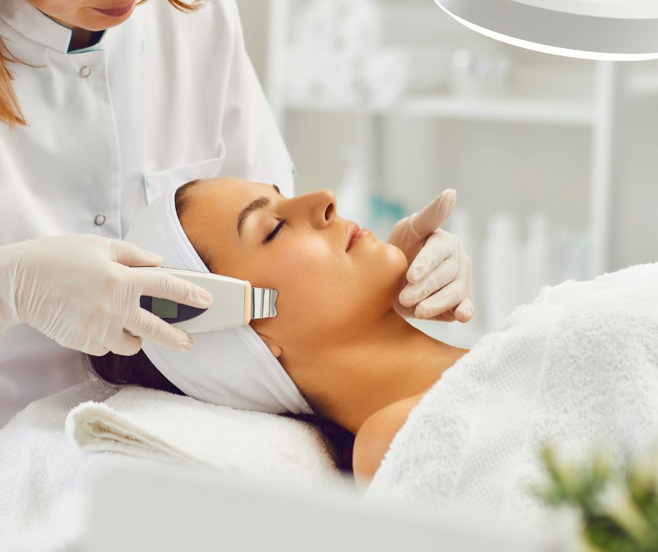 trattamento ultrasuoni viso